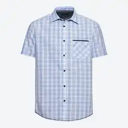 NKD Seersucker Herren-Kurzarm-Hemd mit Kentkragen Angebot