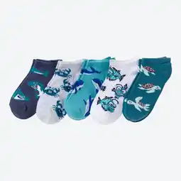 NKD Kinder-Sneaker-Socken mit Meerestier-Motiven, 5er-Pack Angebot