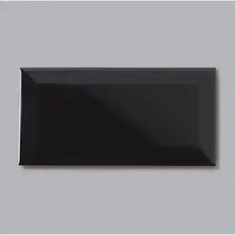 toom Baumarkt Wandfliese 'Metrotiles' schwarz 9,8 x 19,8 x 0,68 cm Angebot