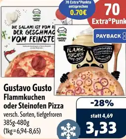 Aktiv Irma Gustavo Gusto Flammkuchen oder Steinofen Pizza Angebot