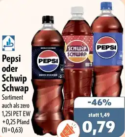 Aktiv Irma Pepsi oder Schwip Schwap Angebot