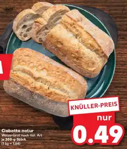 Kaufland Ciabatta natur Angebot
