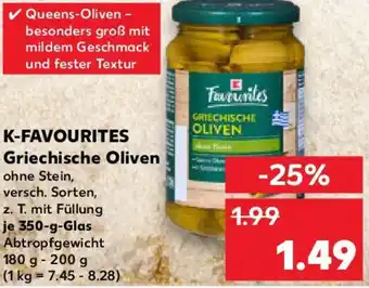 Kaufland K-FAVOURITES Griechische Oliven Angebot