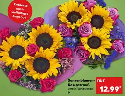 Kaufland Sonnenblumen Rosenstrauß Angebot