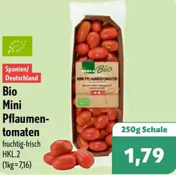 Aktiv Irma EDEKA Bio Mini Pflaumentomaten Angebot