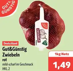 Aktiv Irma Gut&Günstig Zwiebeln rot Angebot