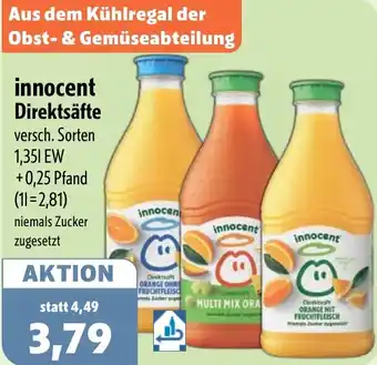 Aktiv Irma innocent Direktsäfte Angebot