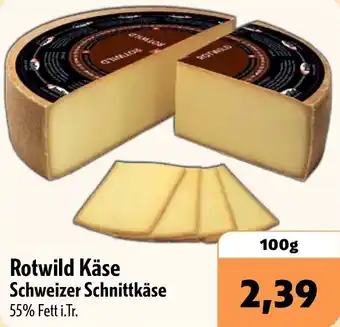 Aktiv Irma Rotwild Käse Schweizer Schnittkäse Angebot