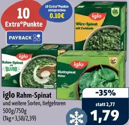 Aktiv Irma iglo Rahm-Spinat Angebot