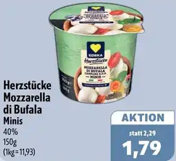 Aktiv Irma Edeka Herzstücke Mozzarella di Bufala Minis Angebot