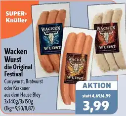 Aktiv Irma Wacken Wurst die Original Festival Angebot