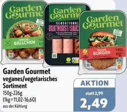 Aktiv Irma Garden Gourmet veganes/vegetarisches Sortiment Angebot