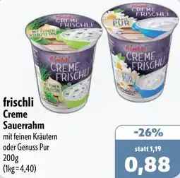 Aktiv Irma frischli Creme Sauerrahm Angebot