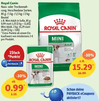 Fressnapf Royal Canin Nass- oder Trockennahrung. Angebot