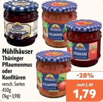 Aktiv Irma Mühlhäuser Thüringer Pflaumenmus oder Konfitüren Angebot