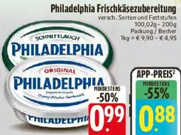 Edeka Philadelphia Frischkäsezubereitung Angebot