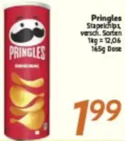 inkoop Pringles Stapelchips Angebot