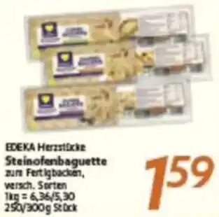 inkoop EDEKA Herzstücke Steinofenbaguette Angebot