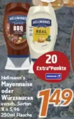 inkoop Hellmann's Mayonnaise oder Würzsaucen Angebot