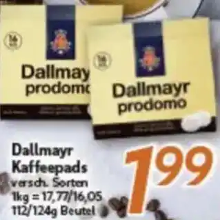 inkoop Dallmayr Kaffeepads Angebot