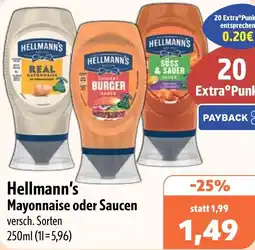 Aktiv Irma Hellmann's Mayonnaise oder Saucen Angebot