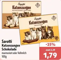 Aktiv Irma Sarotti Katzenzungen Schokolade Angebot