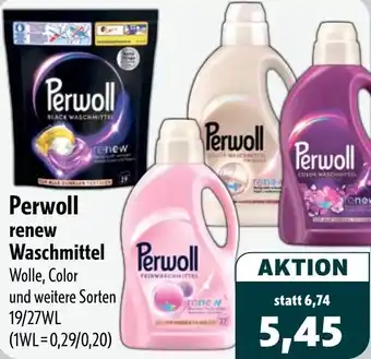 Aktiv Irma Perwoll renew Waschmittel Angebot