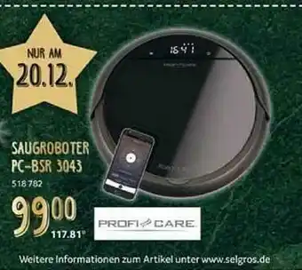 Selgros Saugroboter Pc-bsr 3043 Profi Care Angebot