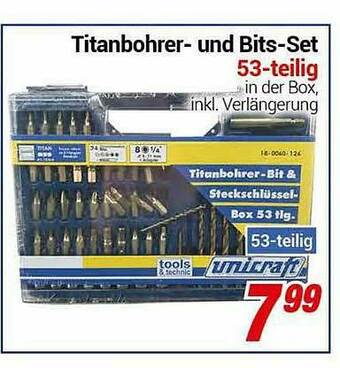 CENTERSHOP Titanbohrer- Und Bits-set Angebot