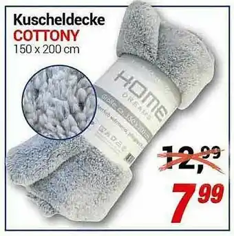 CENTERSHOP Kuscheldecke Cottony Angebot