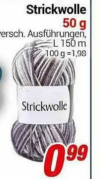 CENTERSHOP Strickwolle 50 G Angebot