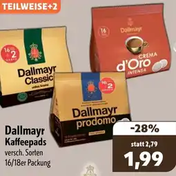Aktiv Irma Dallmayr Kaffeepads Angebot