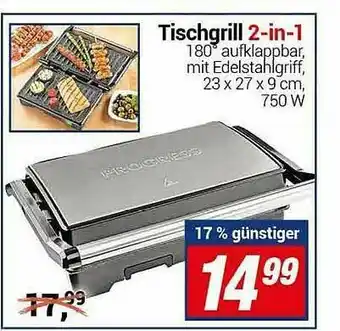 CENTERSHOP Tischgrill 2-in-1 Angebot