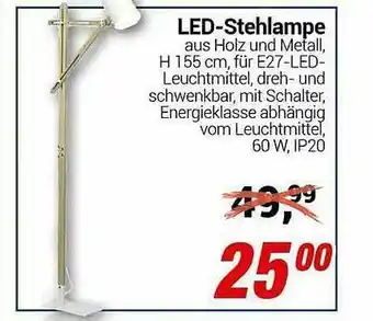 CENTERSHOP Led-stehlampe Angebot