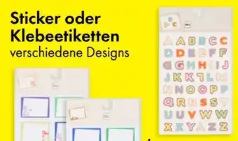 TEDi Sticker Angebot