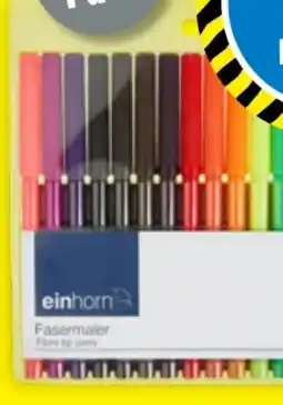 TEDi Einhorn Schreibwaren Fasermaler Angebot