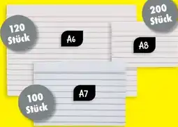 TEDi Karteikarten Angebot