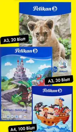 TEDi Pelikan Zeichenblock Angebot