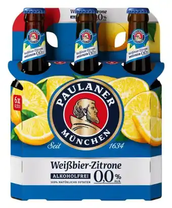 Kaufland Paulaner Weißbier-Zitrone Alkoholfrei Angebot