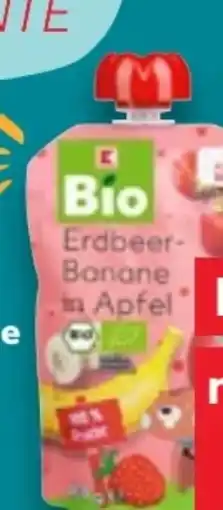 Kaufland K-Bio Bio-Fruchtpüree Erdbeer-Banane in Apfel Angebot