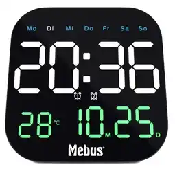 Kaufland Mebus Quarz Wanduhr 19855 Angebot