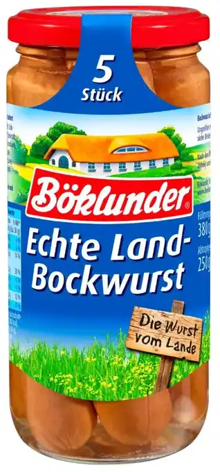 Kaufland Böklunder Echte Land-Bockwurst Angebot