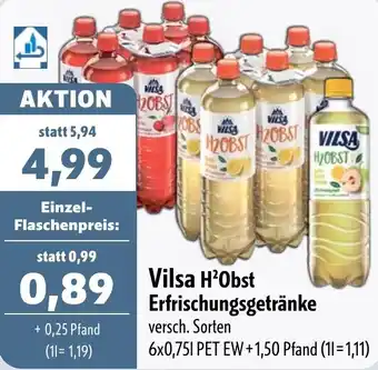 Aktiv Irma Vilsa H²Obst Erfrischungsgetränke Angebot