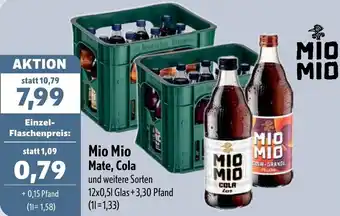 Aktiv Irma Mio Mio Mate, Cola Angebot