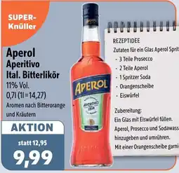 Aktiv Irma Aperol Aperitivo Ital. Bitterlikör Angebot