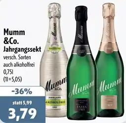 Aktiv Irma Mumm &Co. Jahrgangssekt Angebot