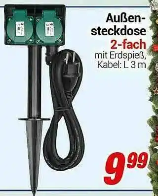 CENTERSHOP Außen-steckdose 2-fach Angebot