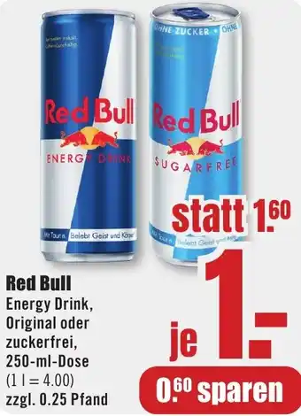 B1 Discount Baumarkt Red Bull Energy Drink Angebot