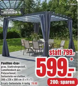 B1 Discount Baumarkt Pavillon Eva Angebot