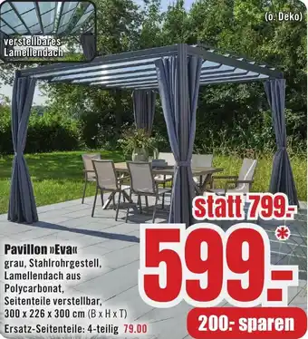B1 Discount Baumarkt Pavillon Eva Angebot